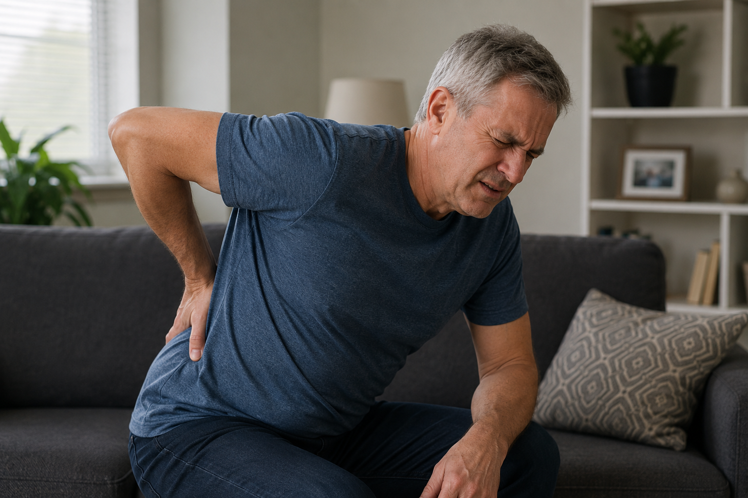 Man Experiencing Back Pain